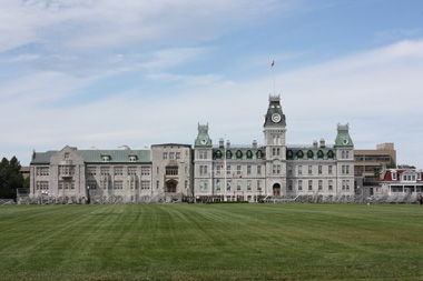 Centre of Inner Field facing the Mackenzie building