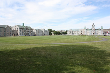 South-west corner of Inner Field facing north