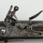 M1802 Sea service pistol, the type used by the British navy during the War of 1812. Accession number 20070011-001 