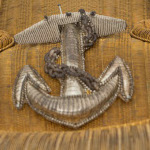 Épaulettes en or; grade de lieutenant; portées par le contre-amiral D.W. Piers (CMR 1930-1934). Numéro d’accession 0000045-005a-b