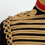 Full dress jacket, Royal Canadian Artillery, worn by C.H. Ballard (RMC 1929-1933). Accession Number 00000586-001