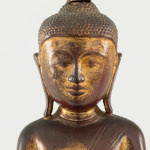 Statue de Bouddha recueillie par E.T. Taylor (CMR1878-1882). Numéro d’accession 19930032-002